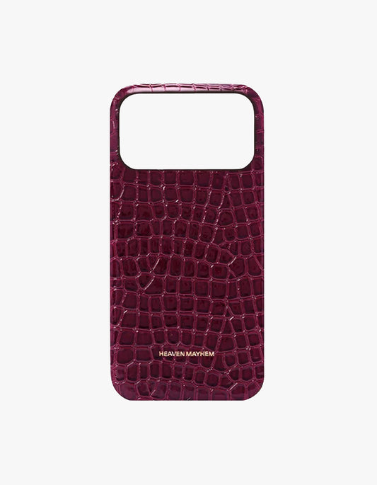 Merlot Phone Case - Burgundy