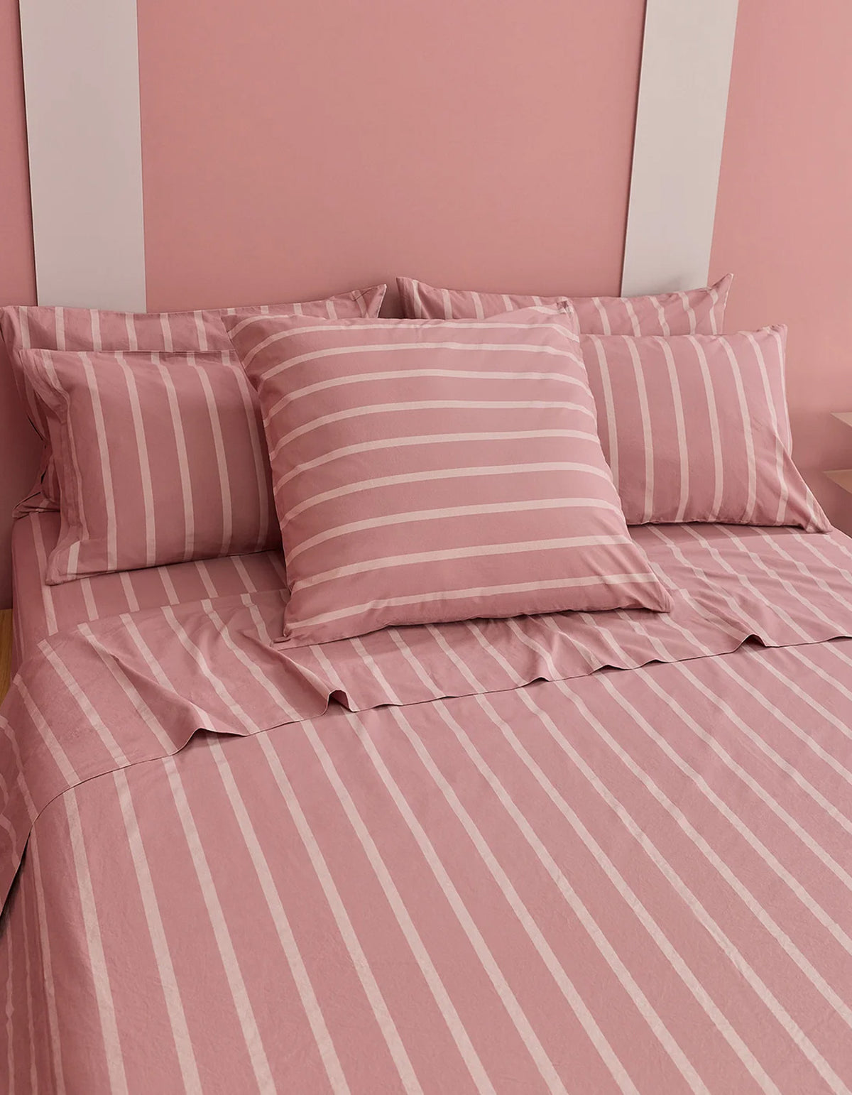 European Pillowcase - Dusty Pink