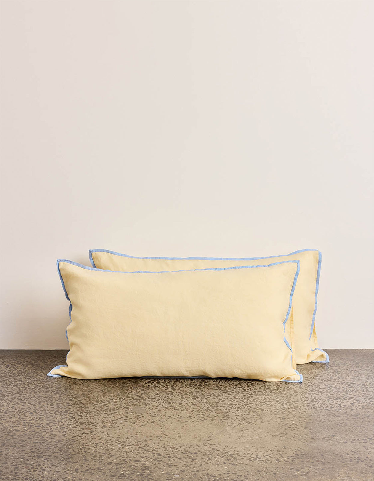 Linen Pillowcase Pair - Butter