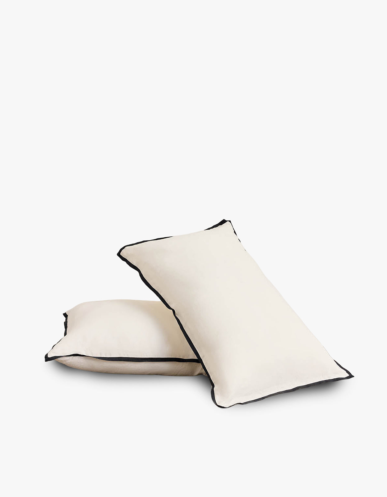 Linen Pillowcase Pair - Meringue