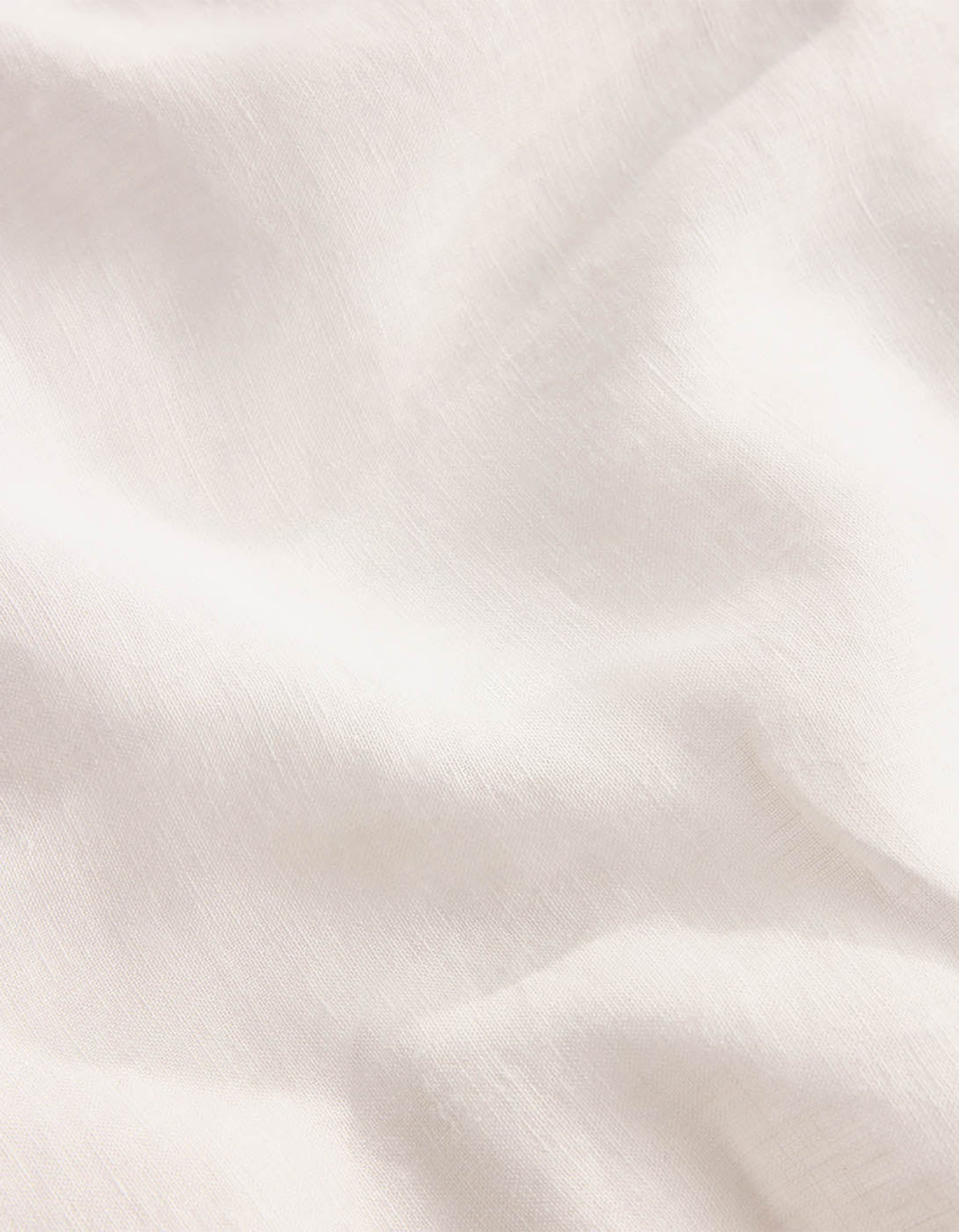 Linen Pillowcase Pair - Meringue