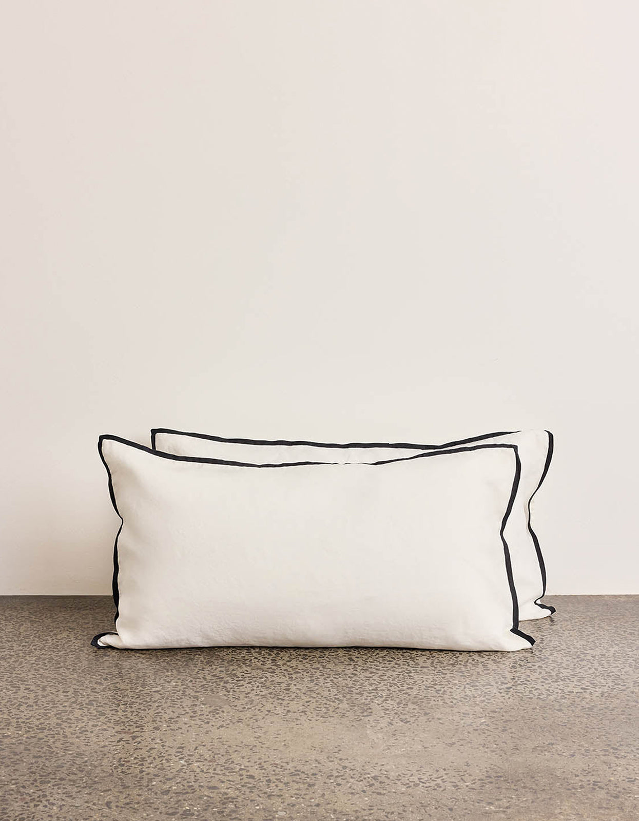 Linen Pillowcase Pair - Meringue