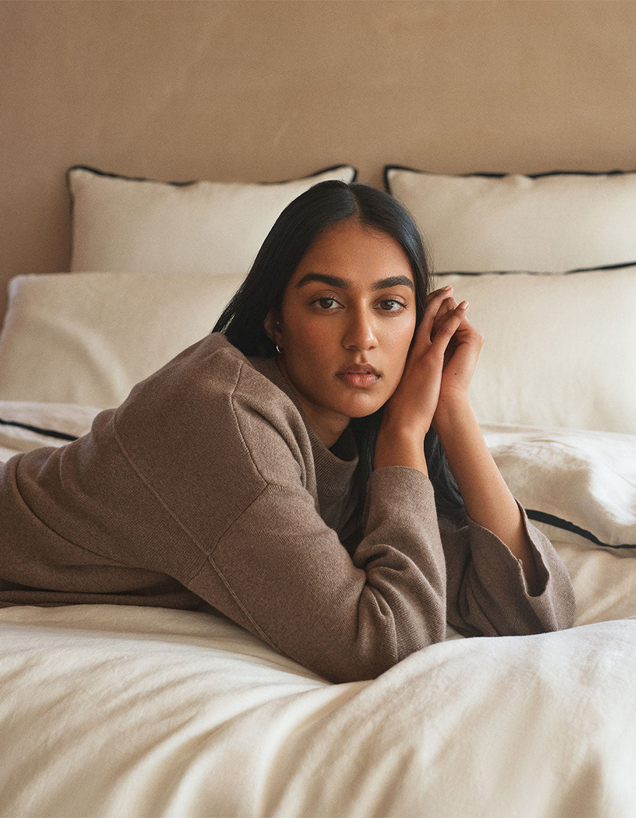 Linen Pillowcase Pair - Meringue