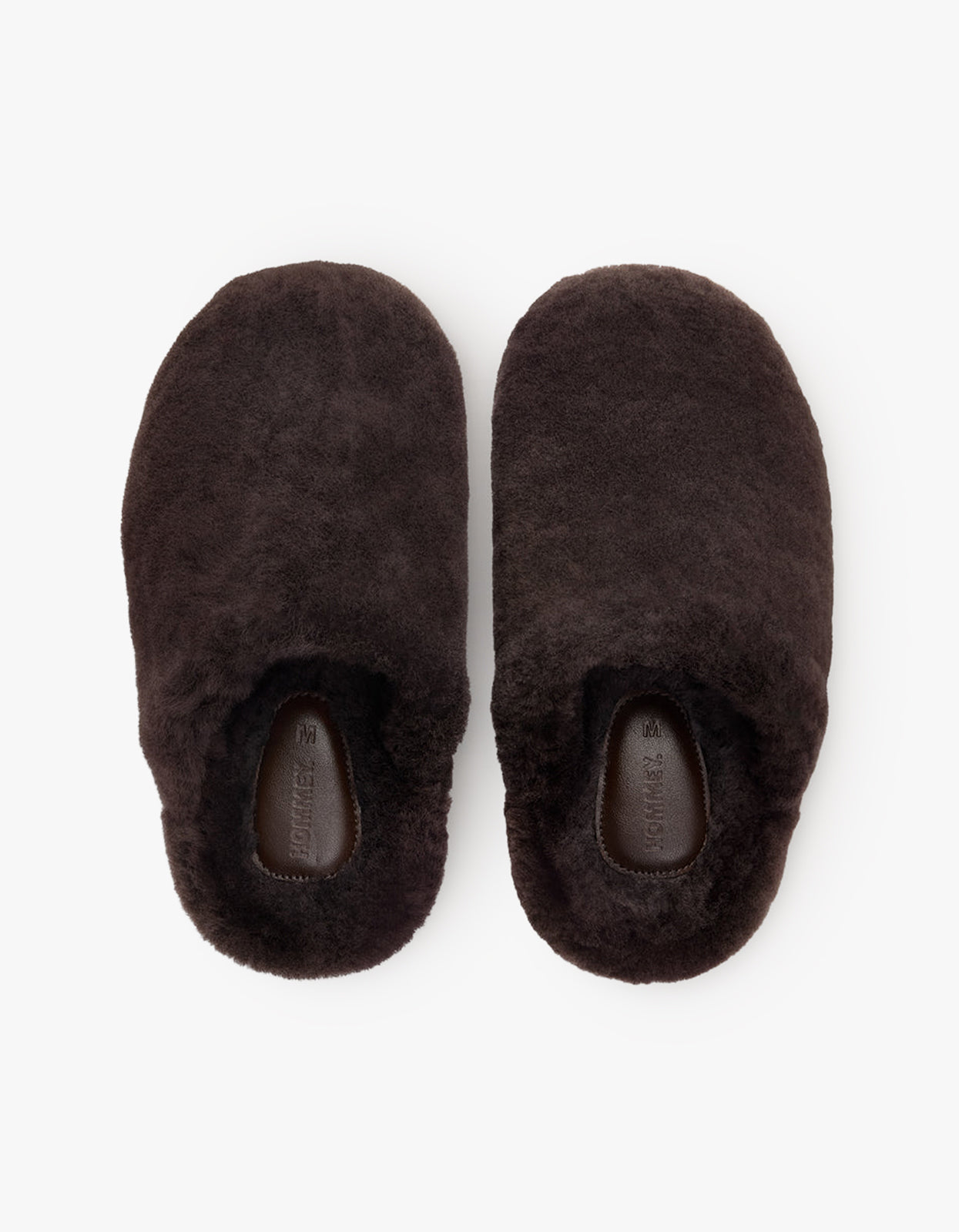 Sheepskin Slippers - Chocolate