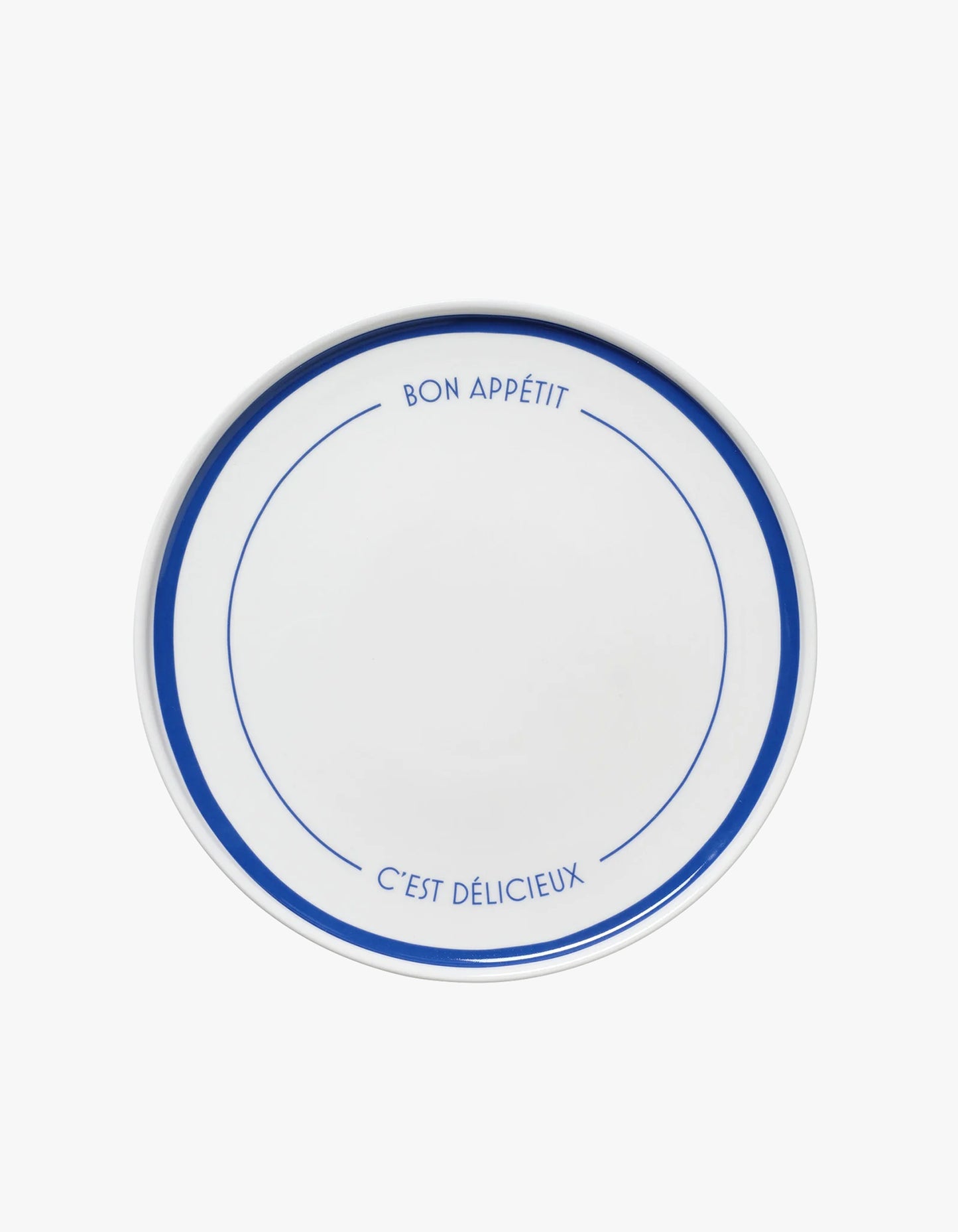 Bon Appetit Plate - Navy