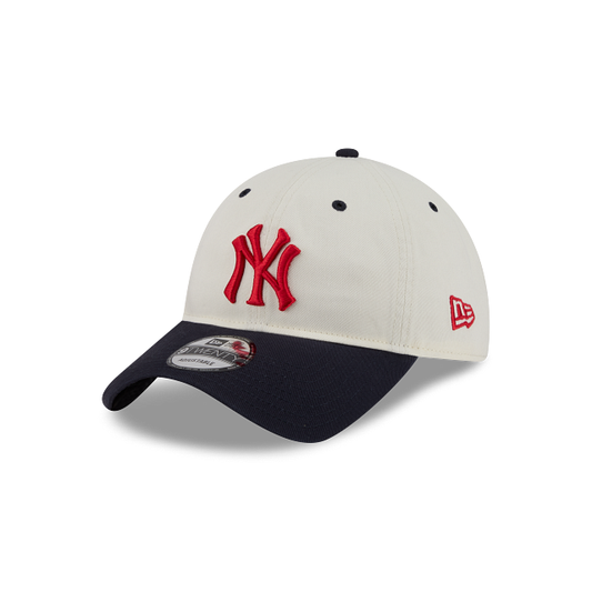 New York Yankees 2Tone 9TWENTY Cap - Chrome White/Navy