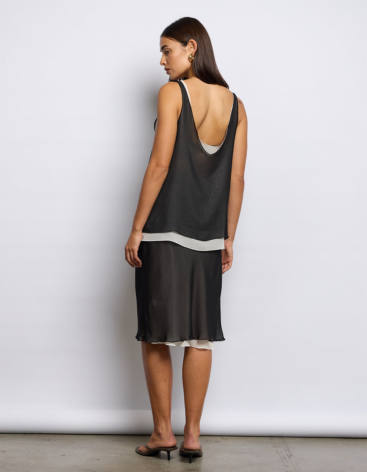 Twin Tank - Black/Cream