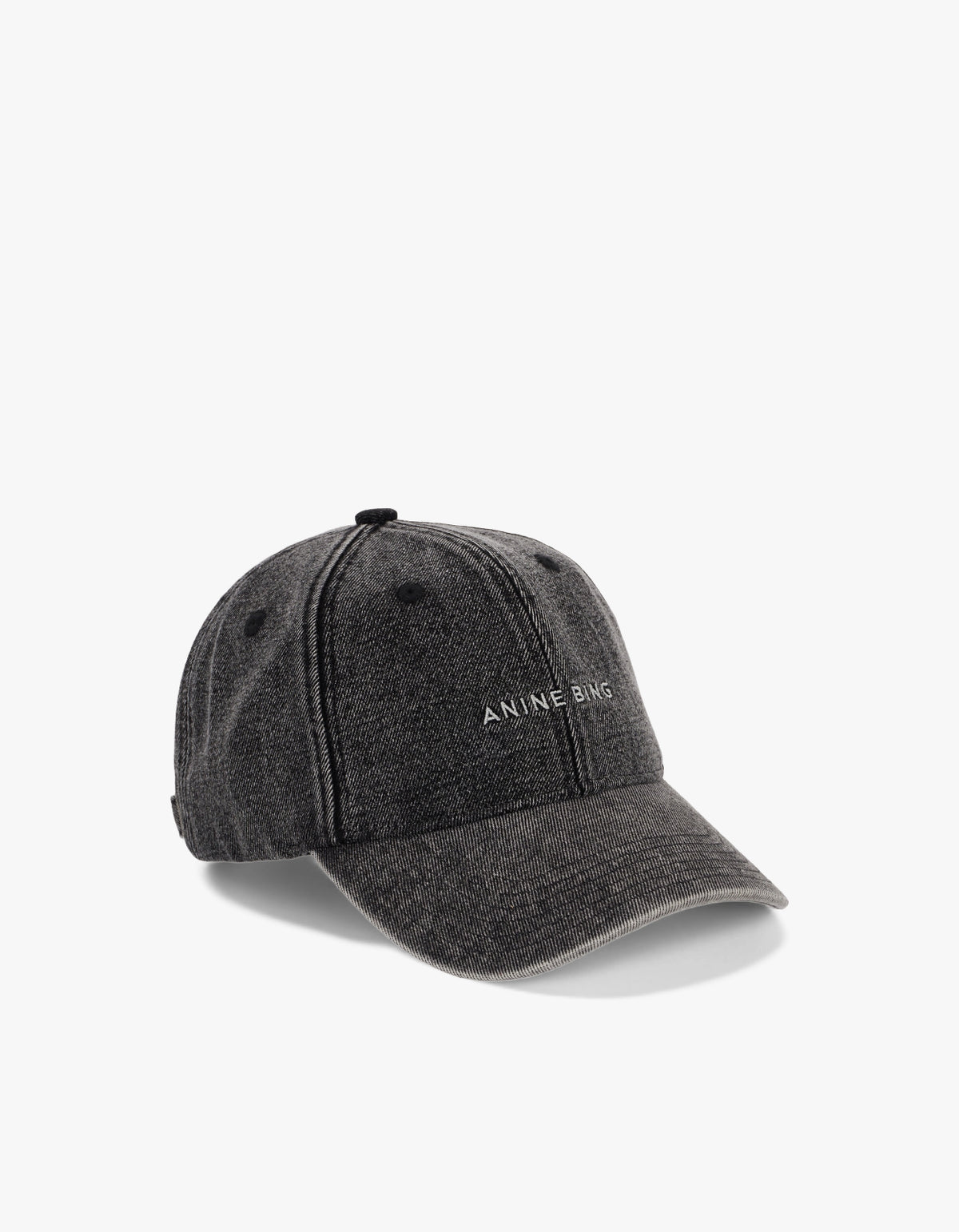 Jeremy Baseball Cap Anine Bing Denim - Washed Black