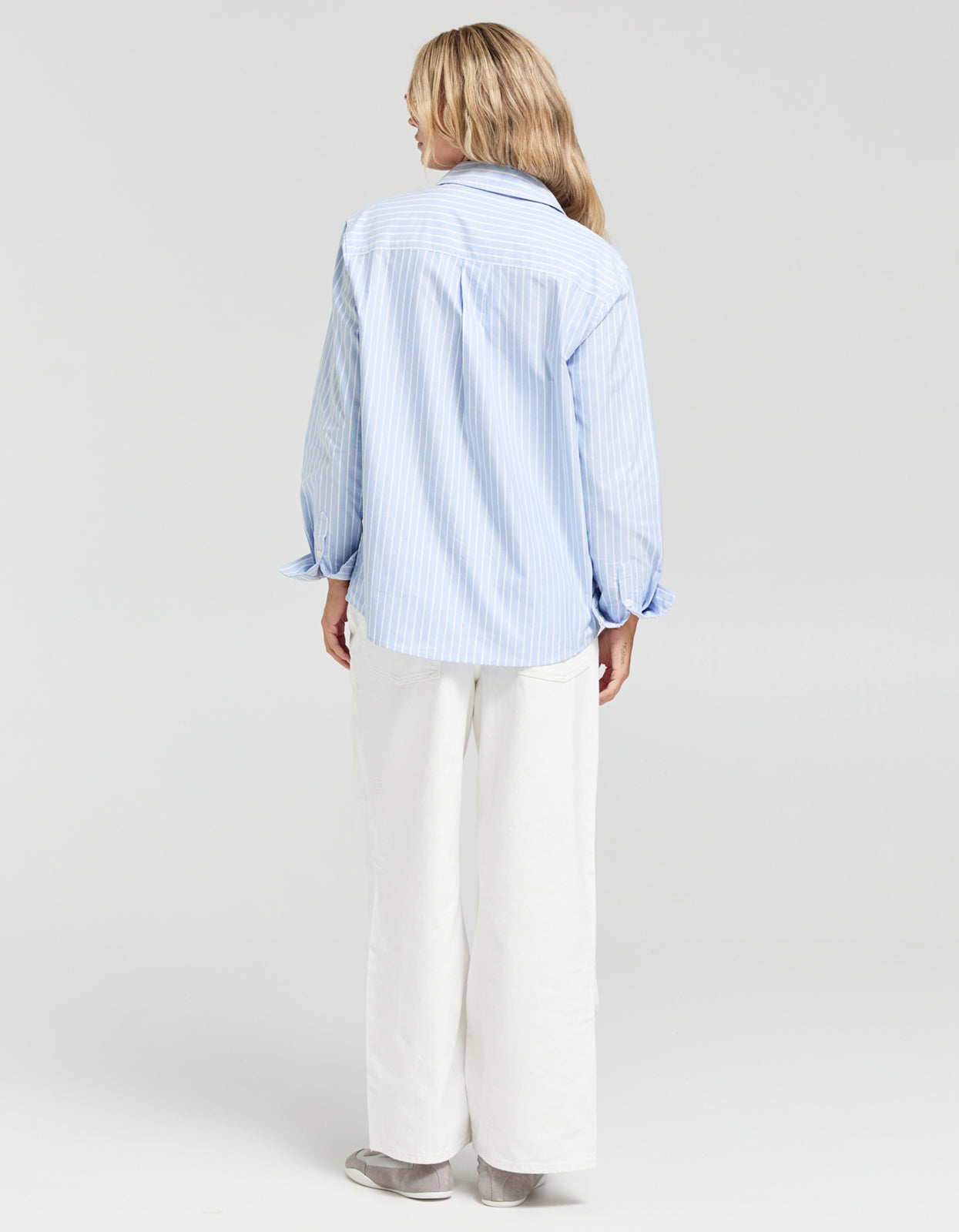 Jane Shirt - Oxford Blue Stripe