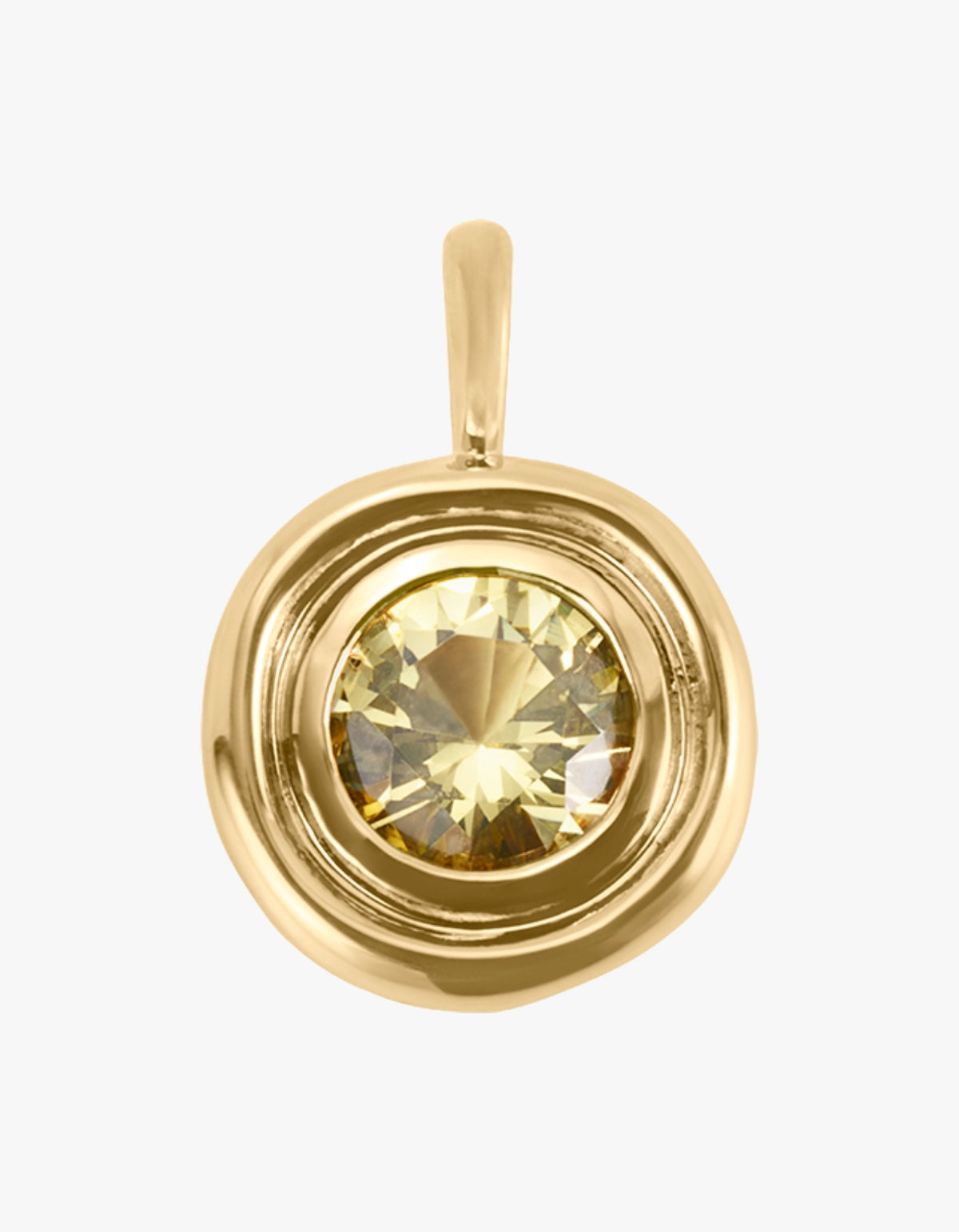 Veil Radiance Pendant - Gold