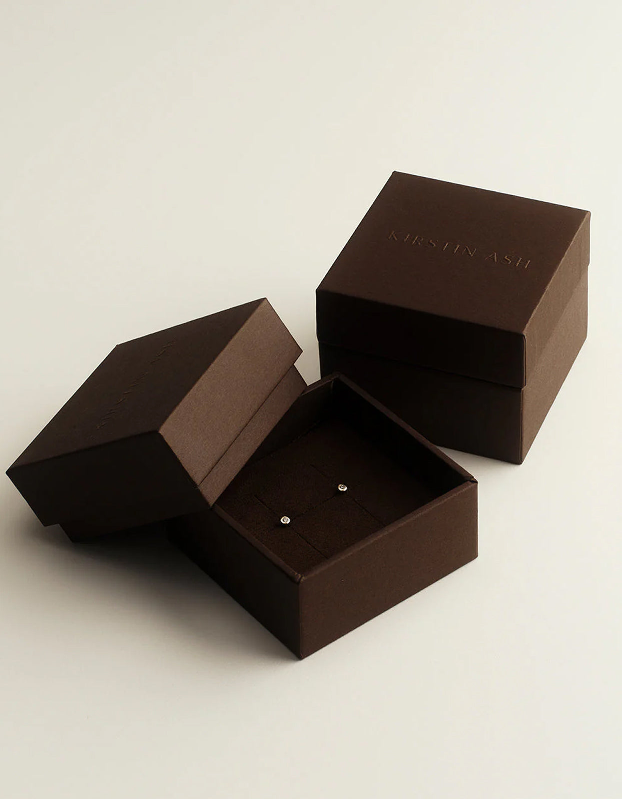 Abode Heart Studs - 18K Gold Plated