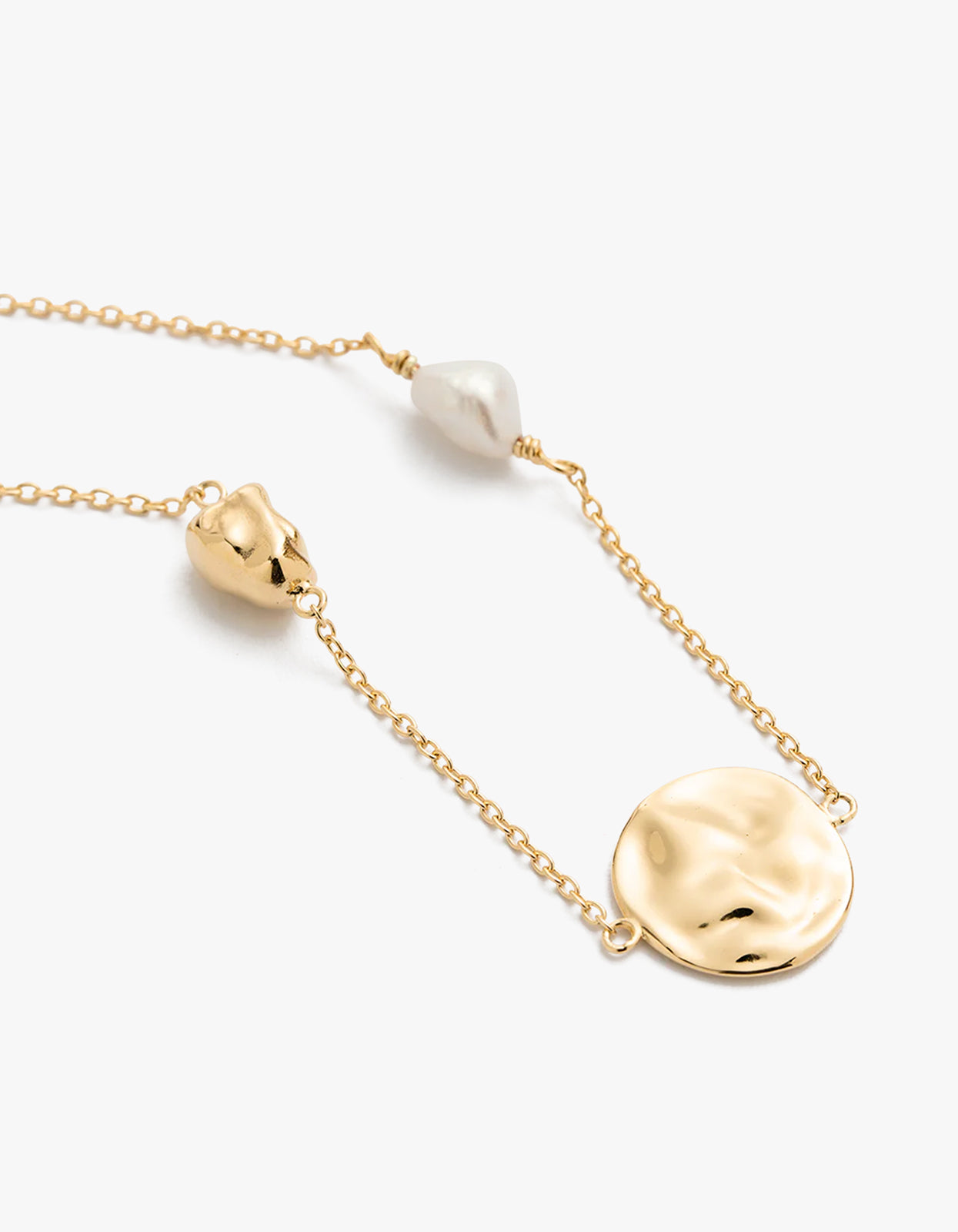 Tidal Pearl Bracelet - 18K Gold Plated