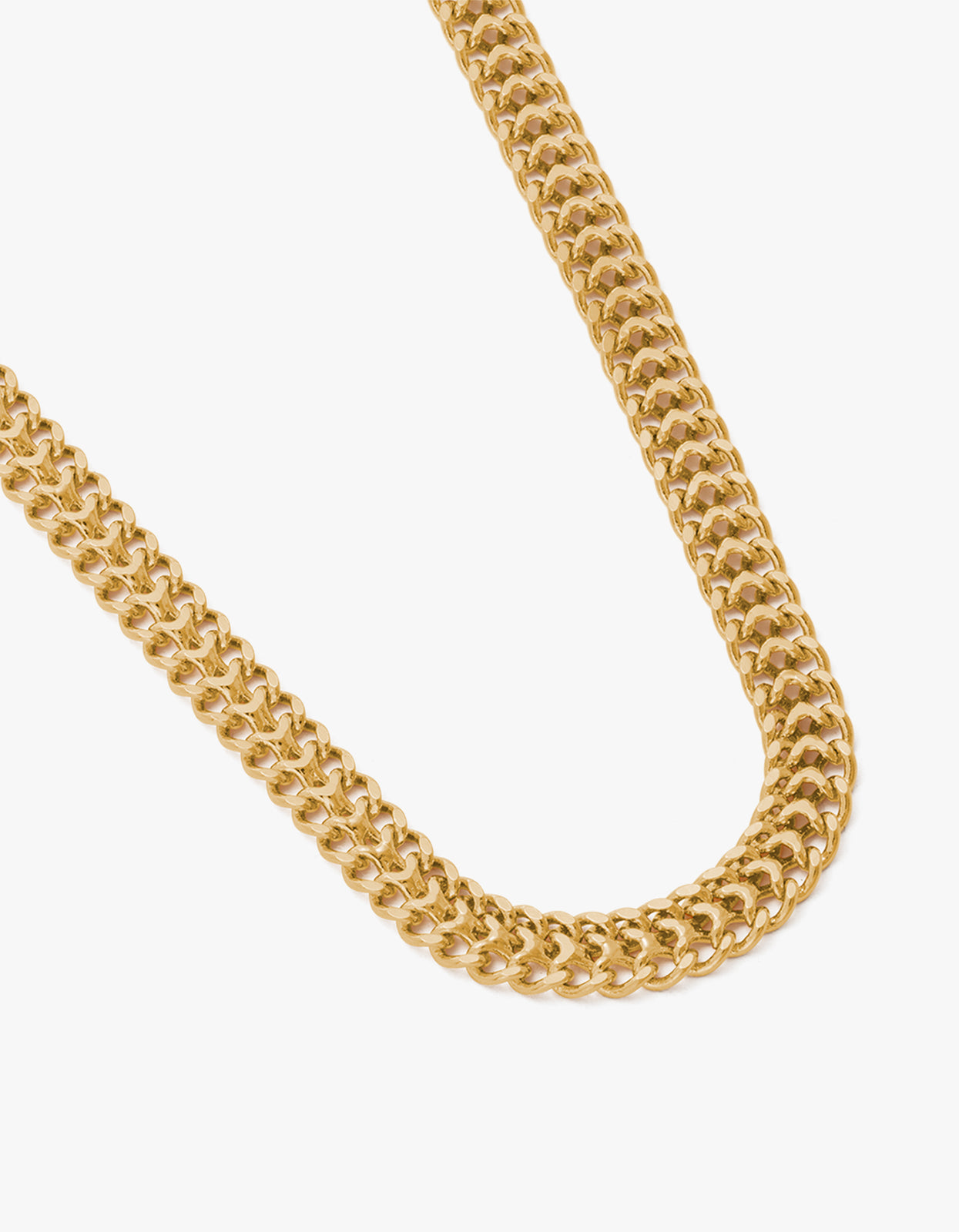 REFLECTION CHAIN NECKLACE (18K GOLD PLATED) – KIRSTIN ASH (United States)