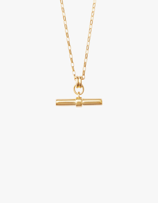 Roam T-Bar Necklace - 18K Gold Plated
