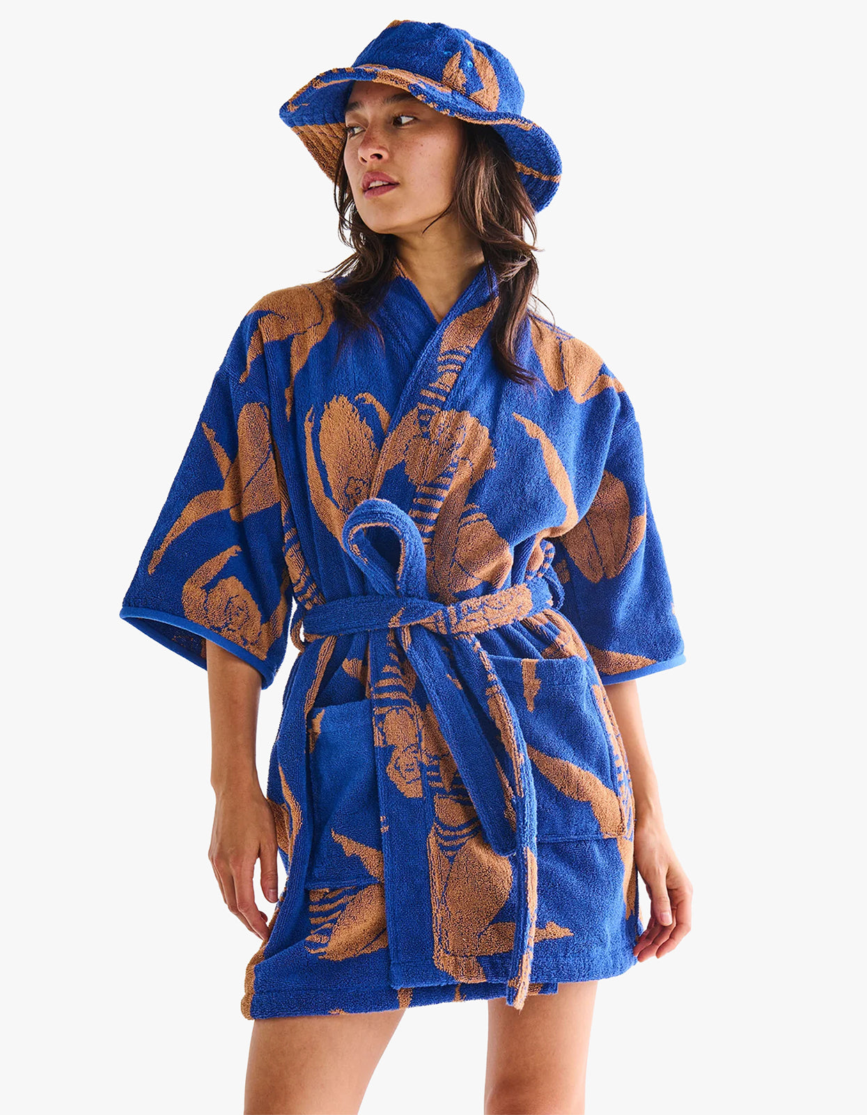 Sun Kissed Terry Mini Bath Robe - Sun Kissed