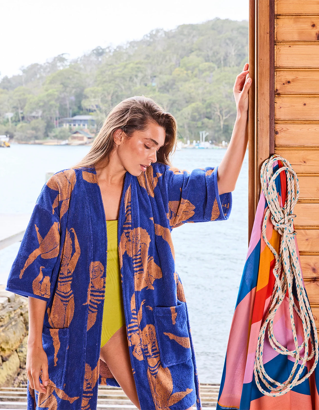Sun Kissed Terry Mini Bath Robe - Sun Kissed