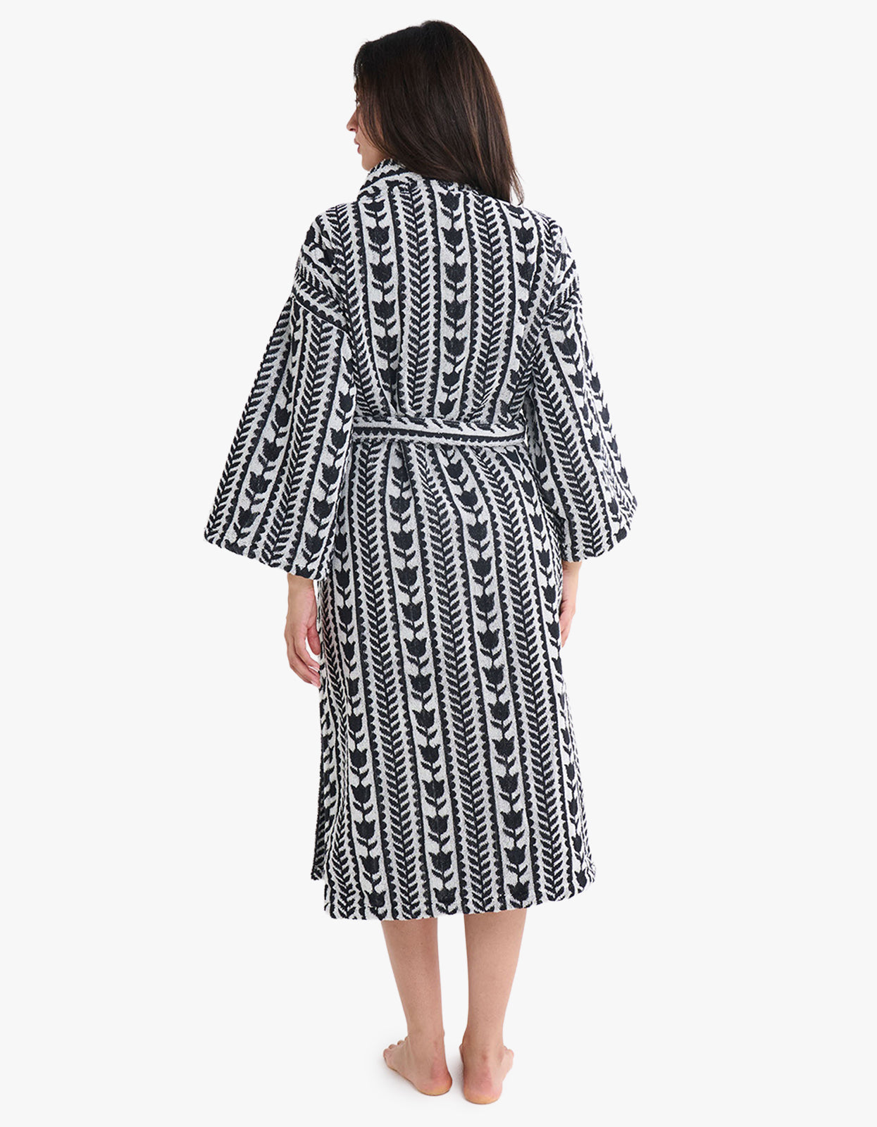 Flower Chain Terry Bath Robe - Flower Chain