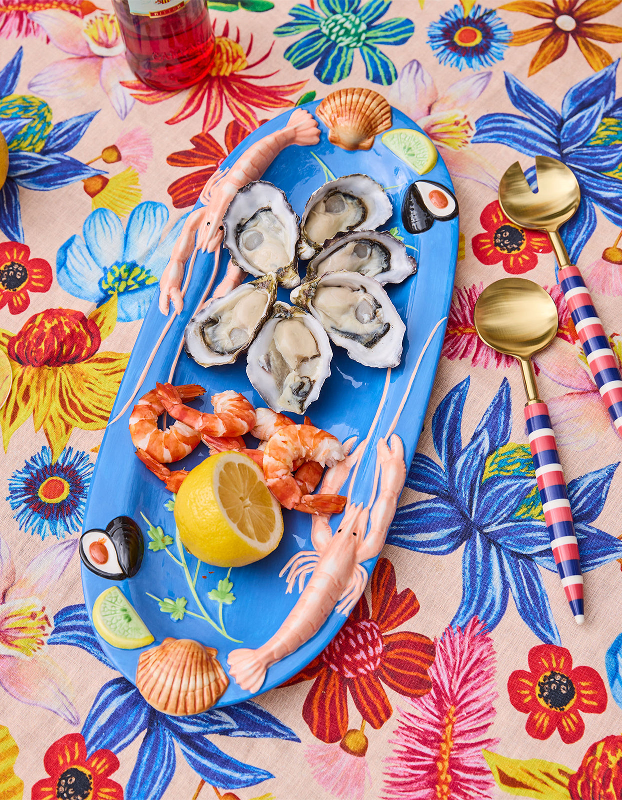 Fruits De Mer Oval Platter Large - Fruits De Me