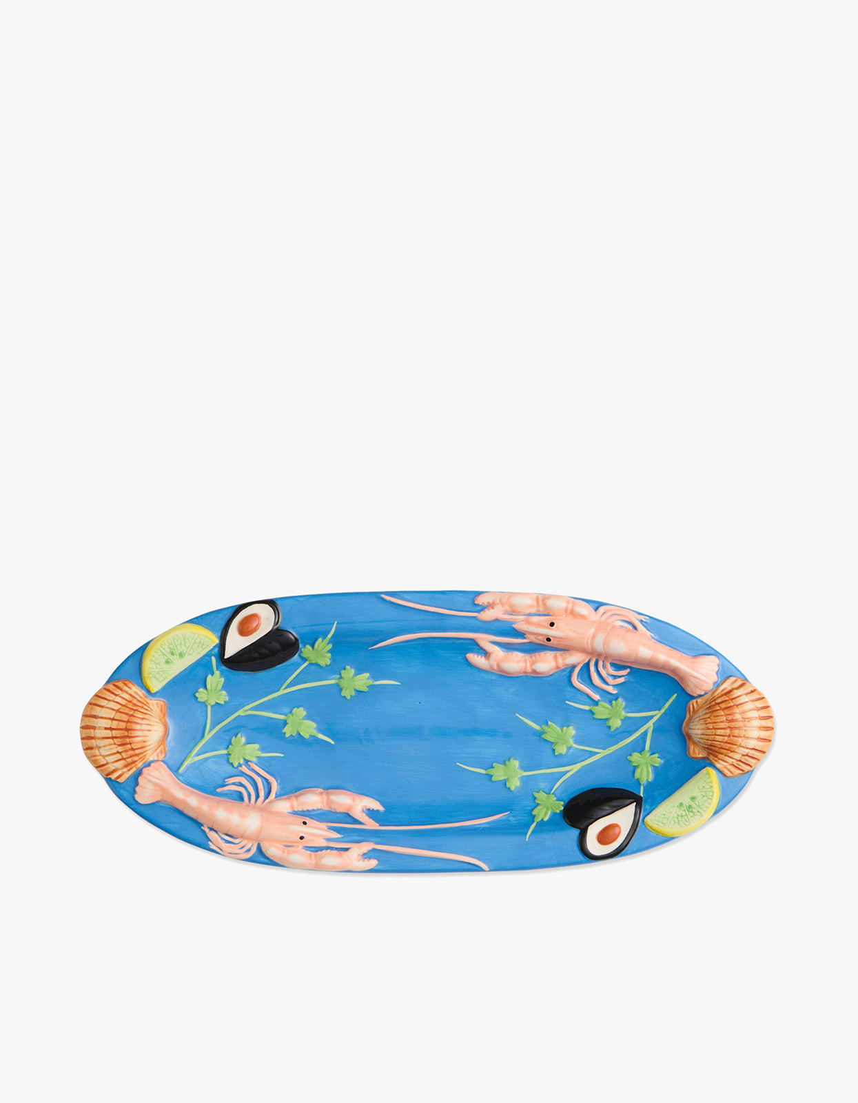 Fruits De Mer Oval Platter Small - Fruits De Me