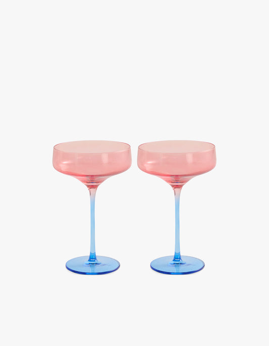 Blue Robin Margarita Glass 2 Pack Set - Blue Robin