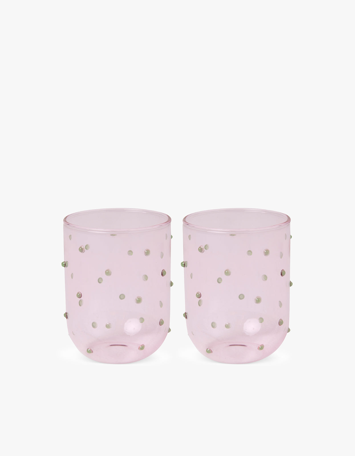 Mint Chip Tumbler Glass 2 Pack Set - Mint
