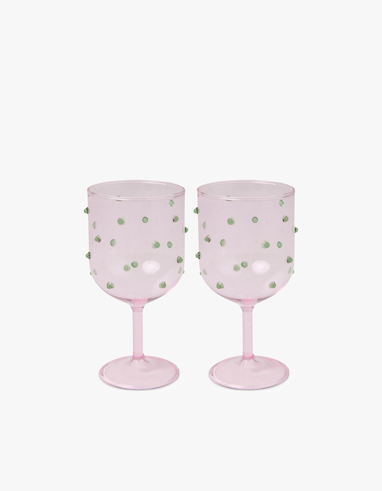 Mint Chip Wine Glass 2 Pack Set - Mint