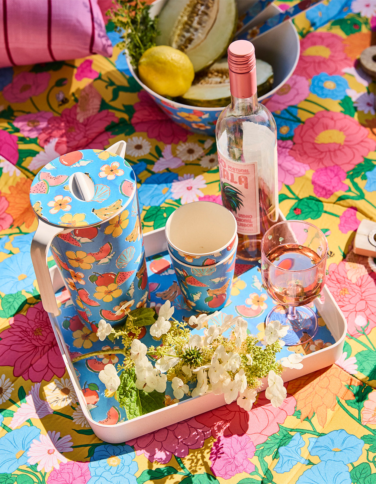 Mint Chip Wine Glass 2 Pack Set - Mint