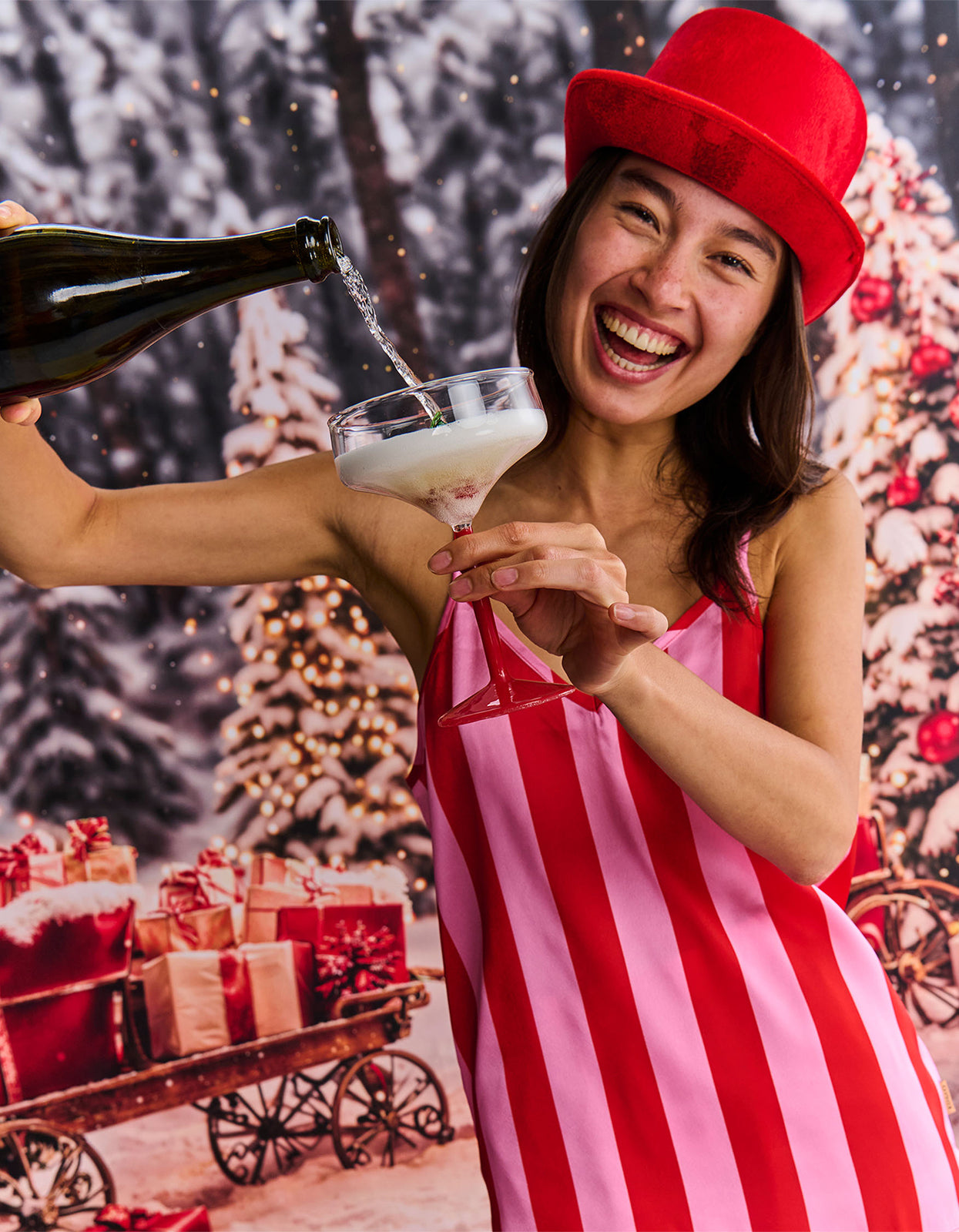 Cherry On Top Margarita Glass 2 Pack Set - Cherry