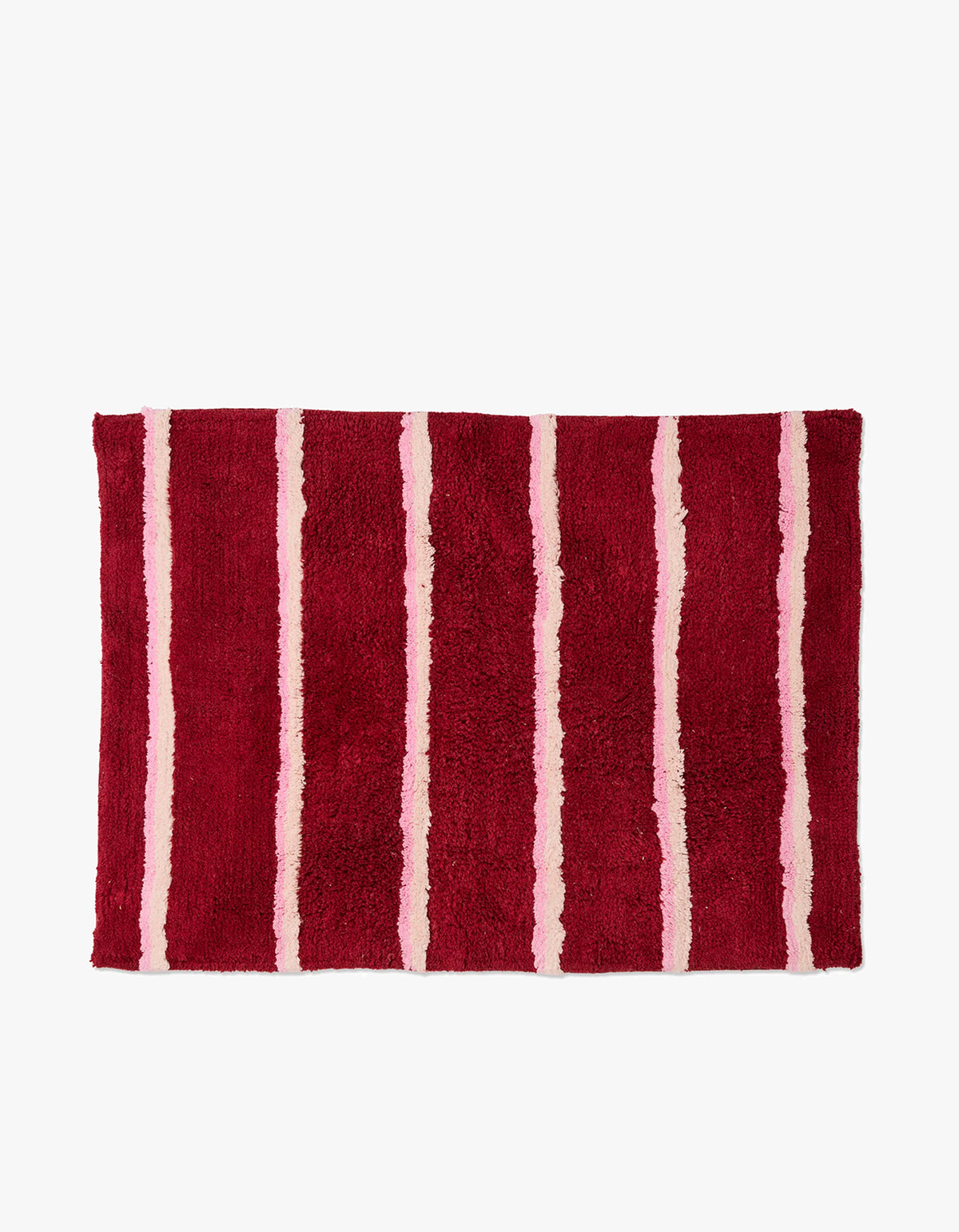 Ruby Rose Stripe Bath Mat