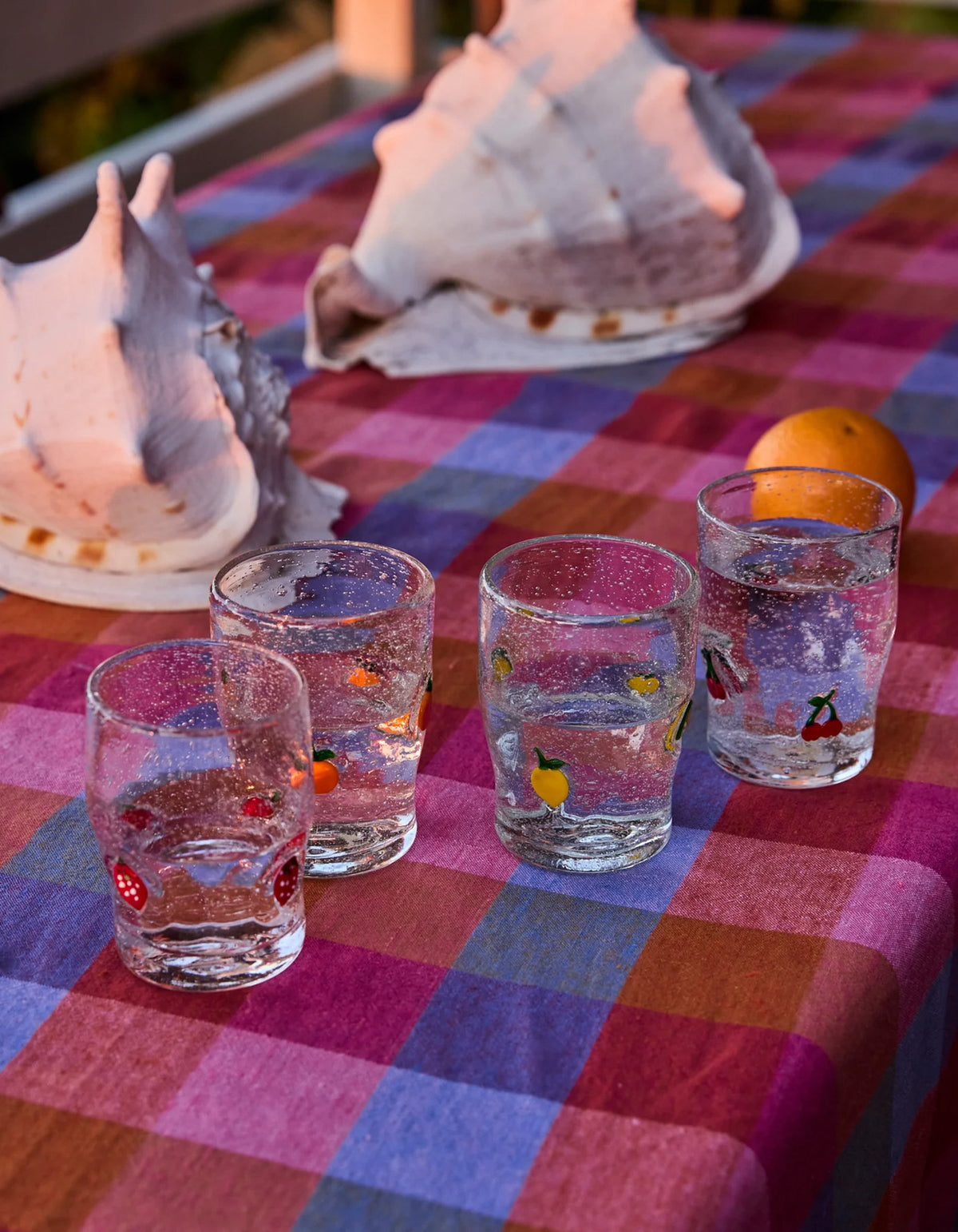 Fruity Tumbler Glass 4P Set