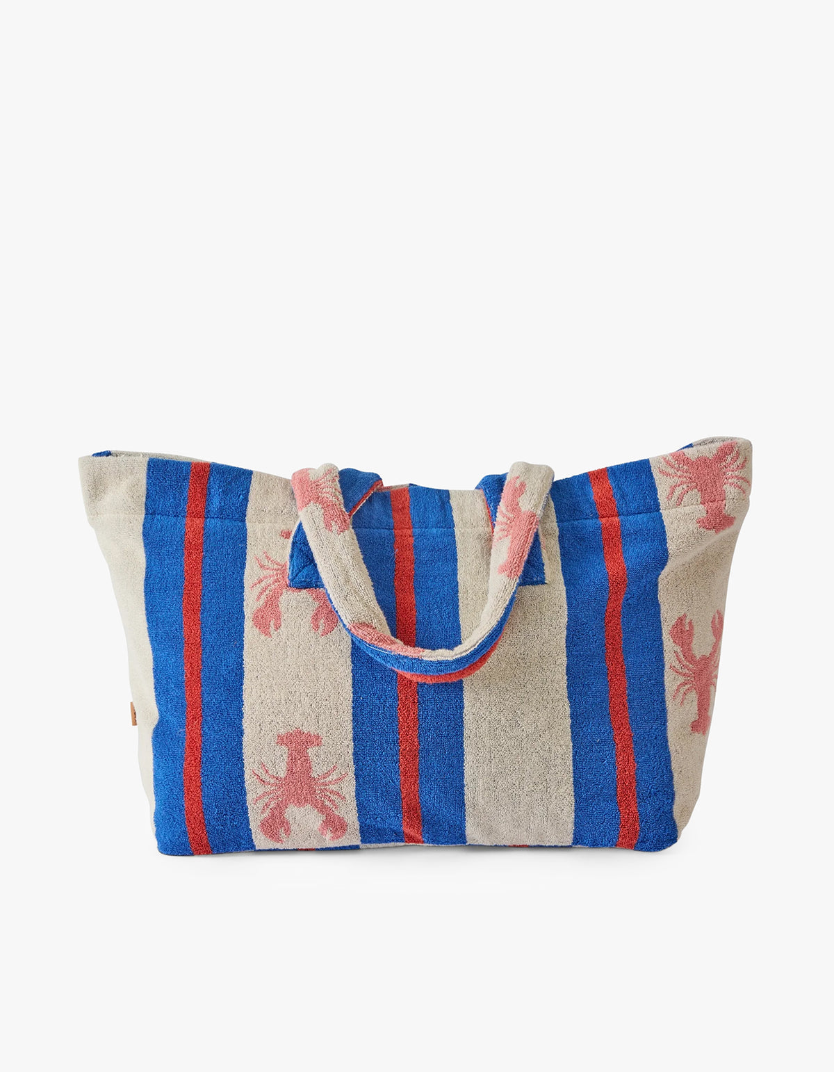 Lobster Fan Club Terry Oversized Beach Bag