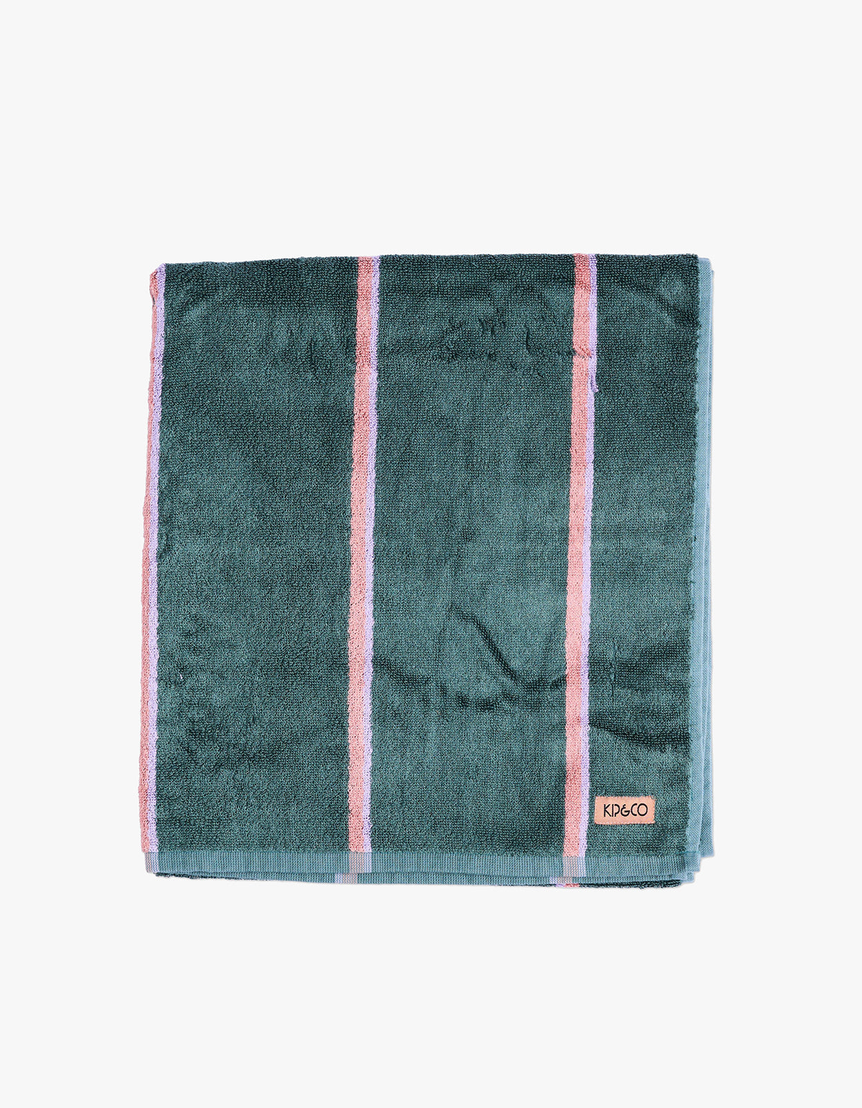 Bamboo Terry Bath Towel - Wakame Stripe Crush
