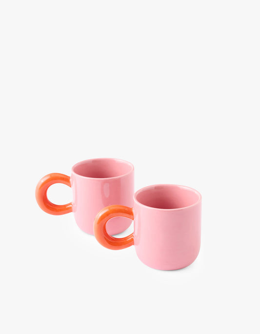 Espresso Mug 2 Pack Set - Sweetheart
