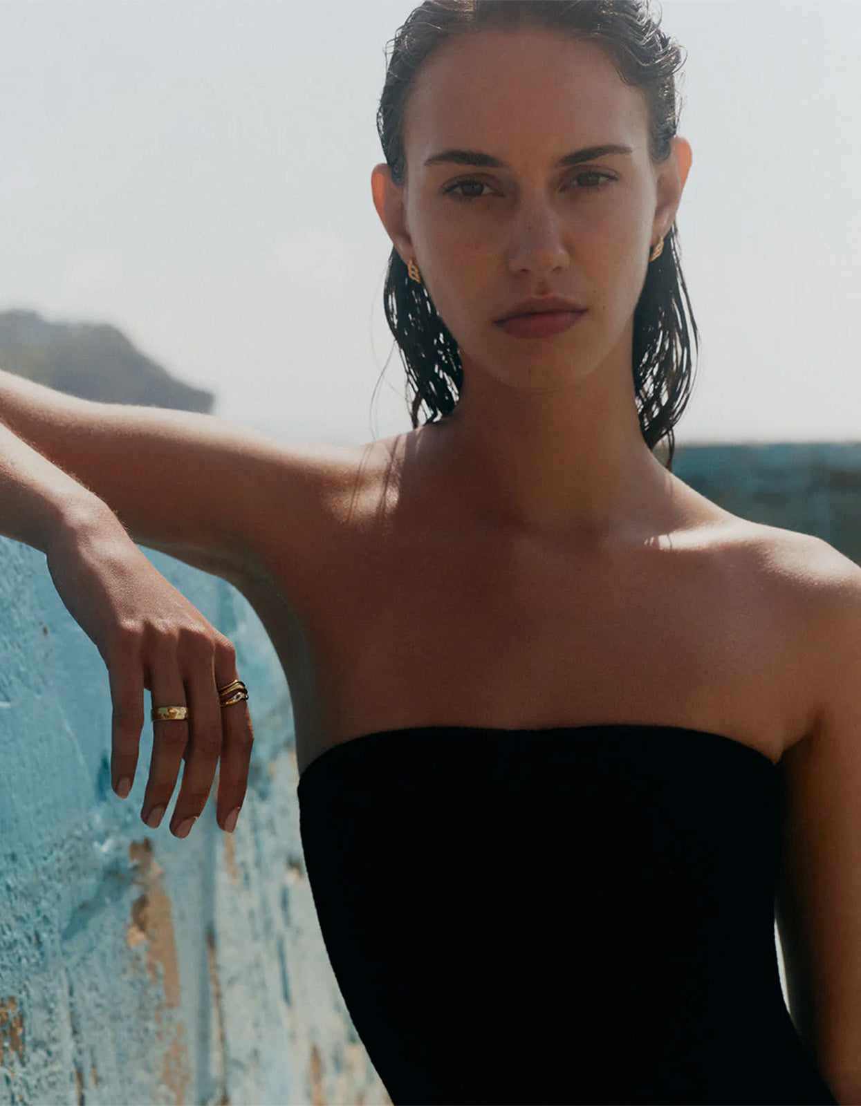 Arise Oversized Studs - 18K Gold Plated