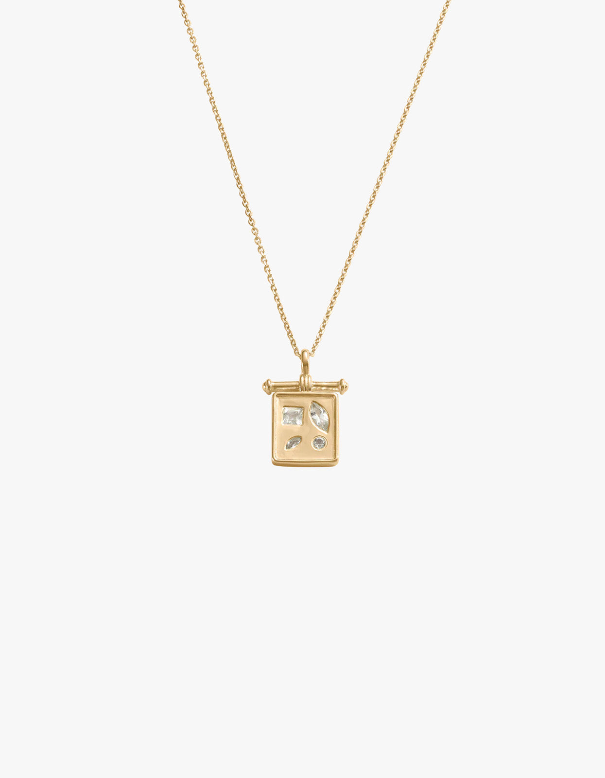 Place Pendant Necklace - 18K Gold Vermeil