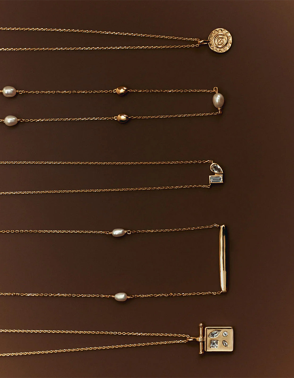 Place Pendant Necklace - 18K Gold Vermeil