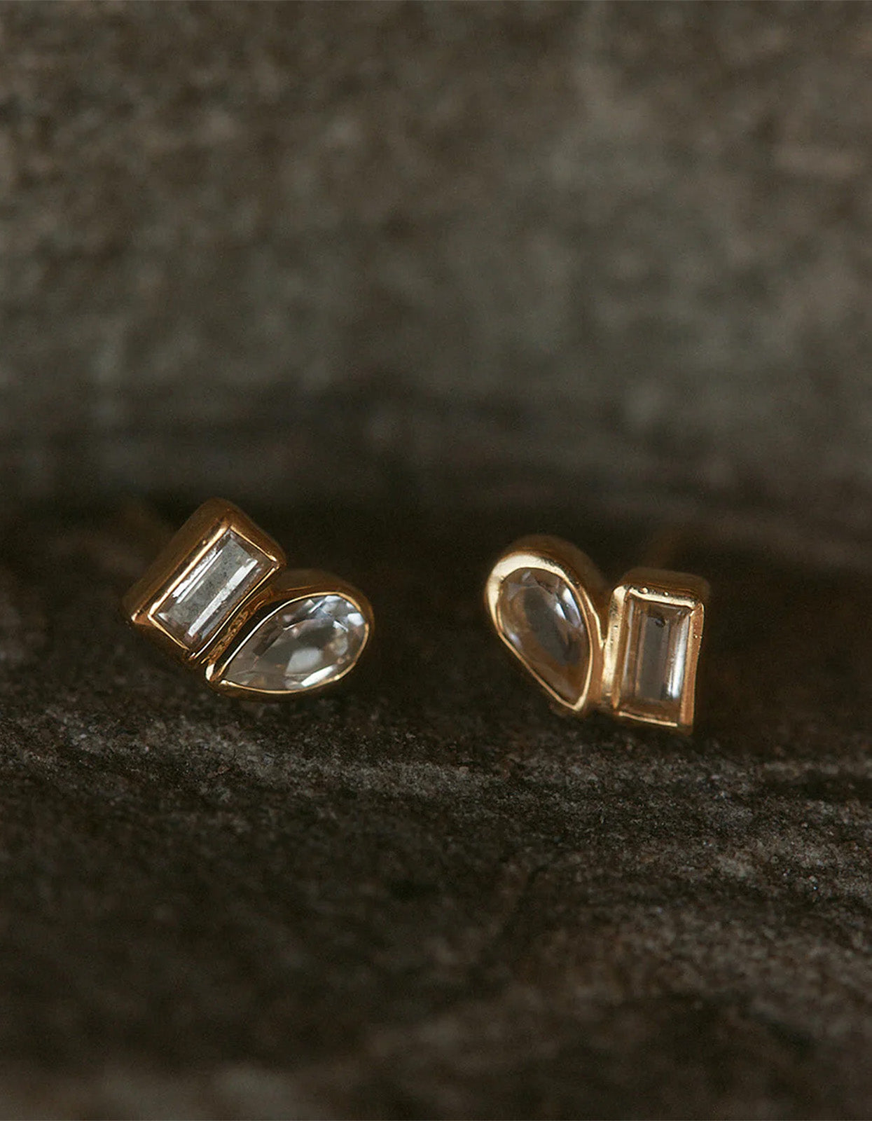 Place Studs - 18K Gold Plated