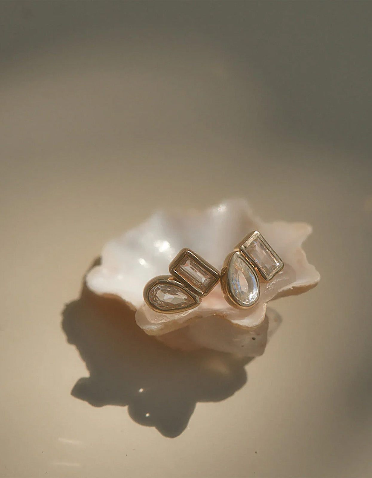 Place Studs - 18K Gold Plated
