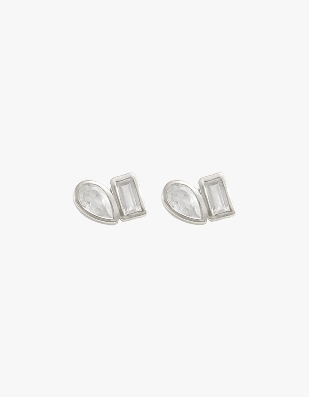 Place Studs - Sterling Silver