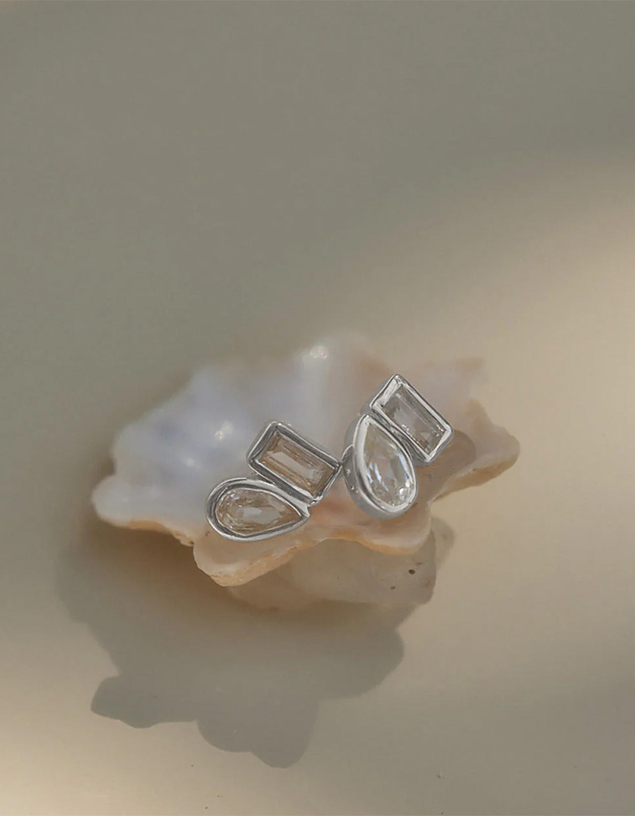 Place Studs - Sterling Silver