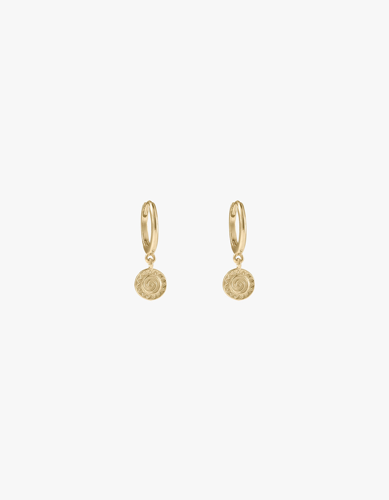 Solara Hoops - 18K Gold Plated