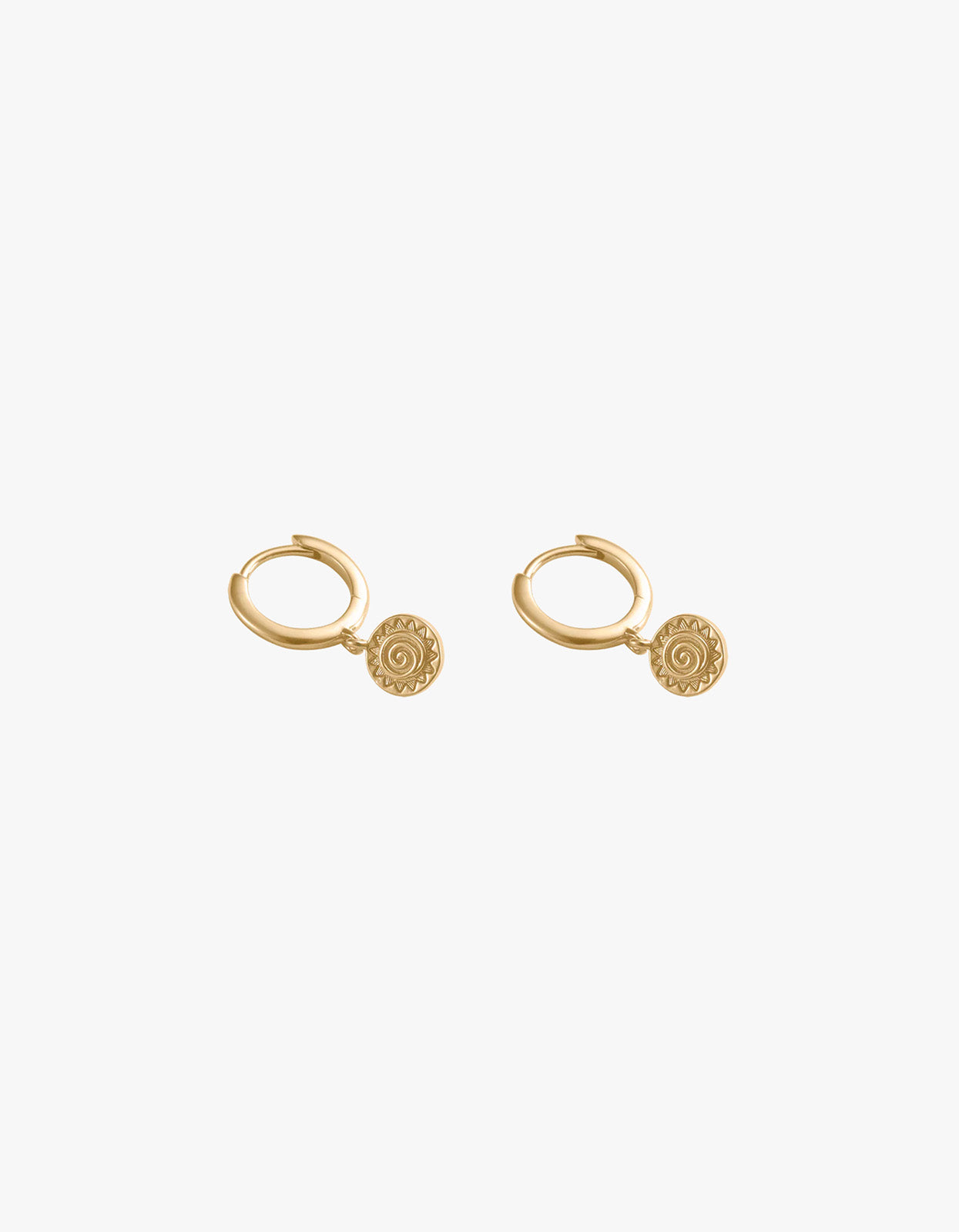 Solara Hoops - 18K Gold Plated