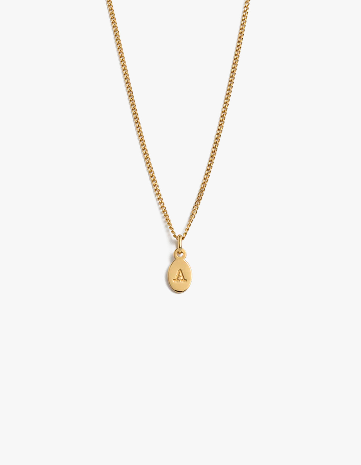 Initial Necklace - 18K Gold Vermeil