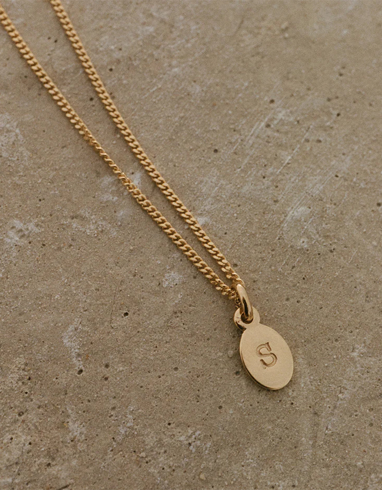 Initial Necklace - 18K Gold Vermeil