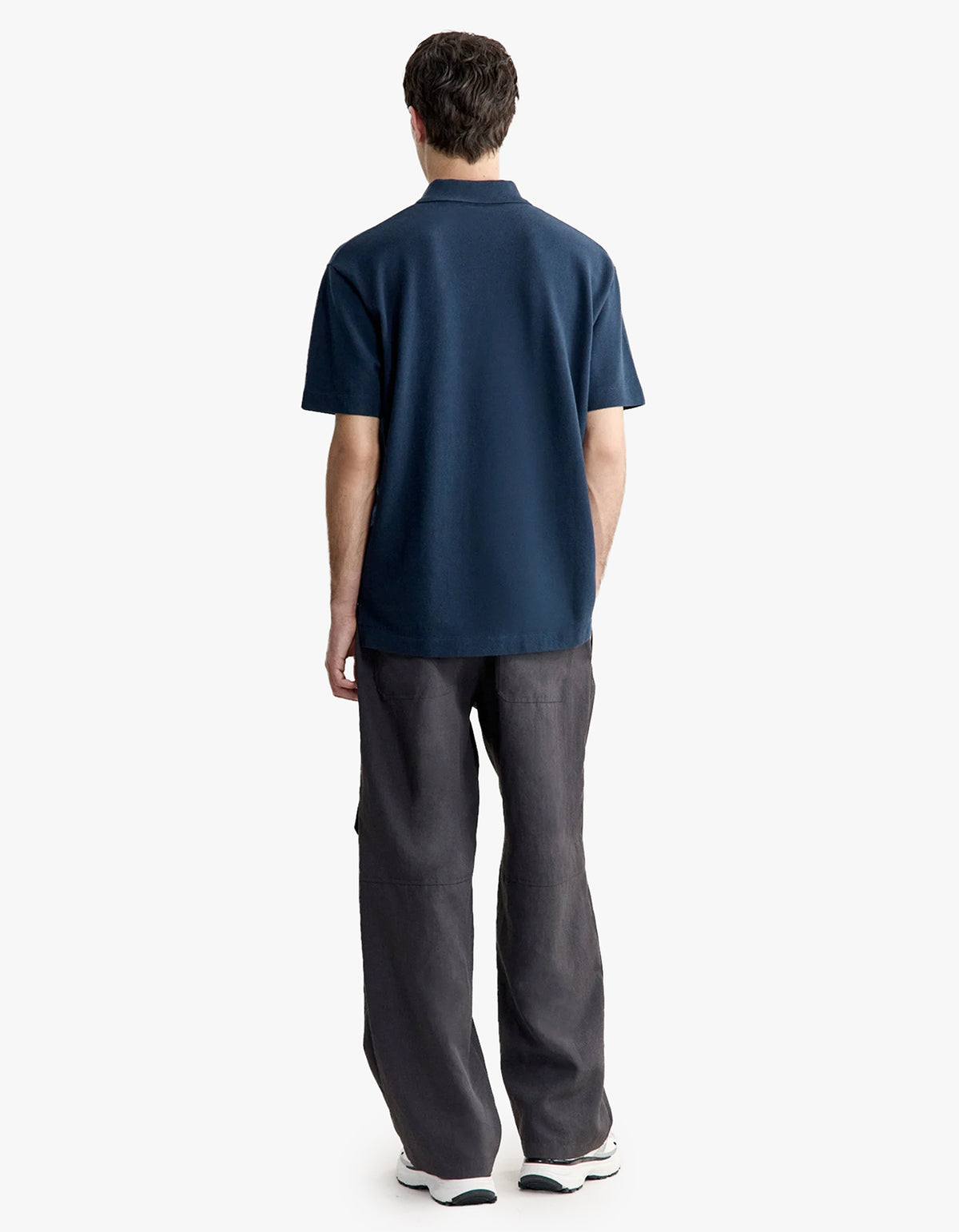 Red Profile Fox Comfort Polo - Classic Navy