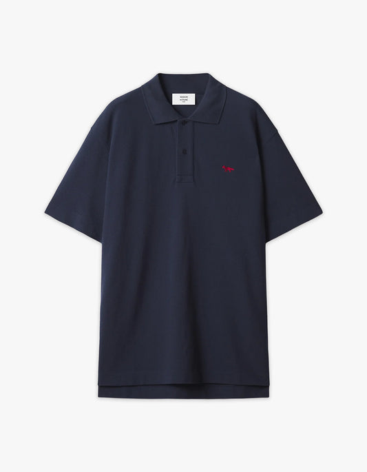 Red Profile Fox Comfort Polo - Classic Navy