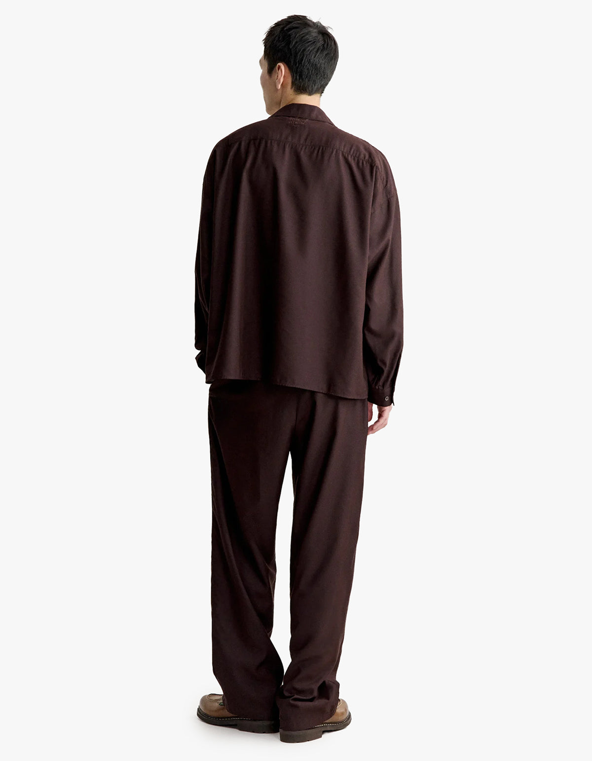 Festive Fluide Pants - Dark Wood