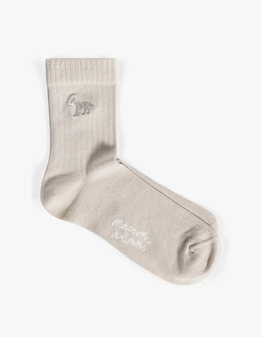 Baby Fox Socks - Feather Beige