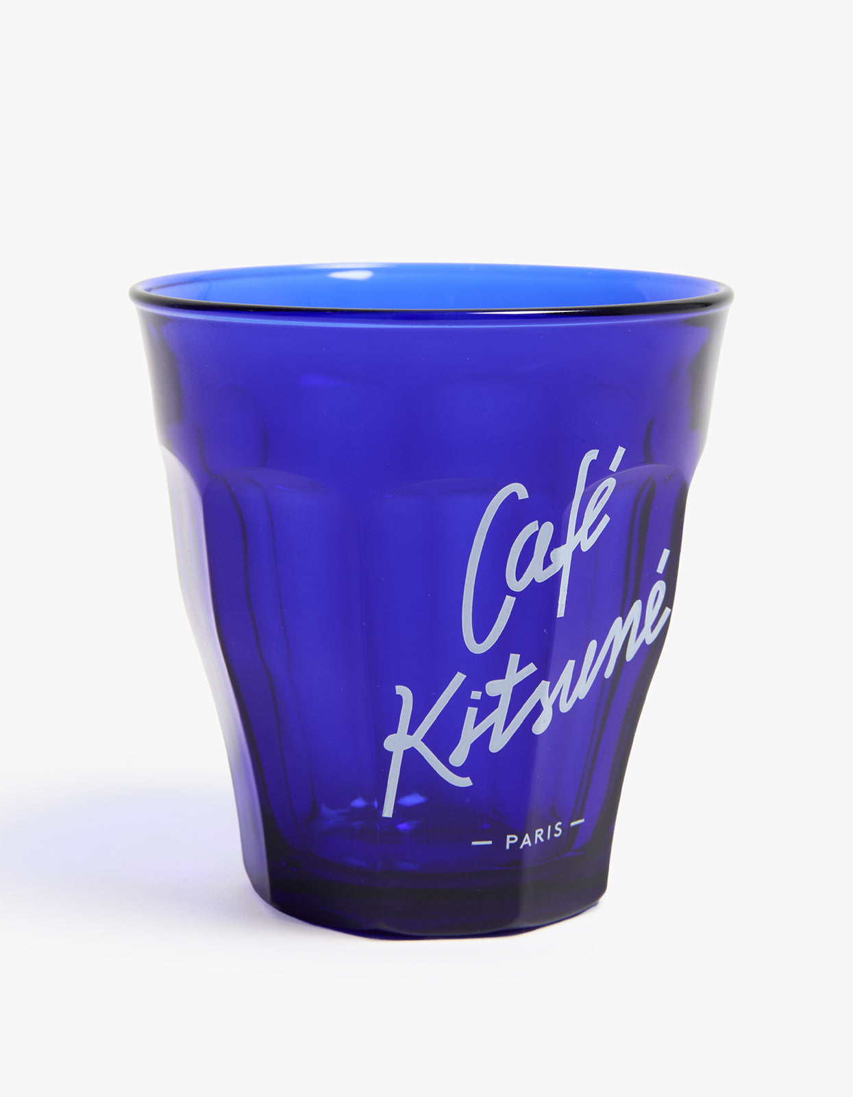 Cafe Kitsune Duralex Glass 250ml - Bleu Denim