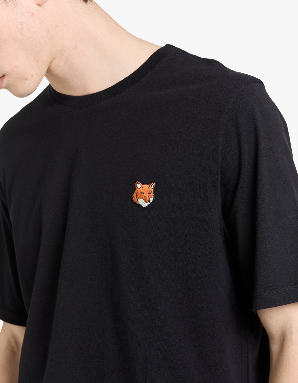 Fox Head Regular T Shirt - Black